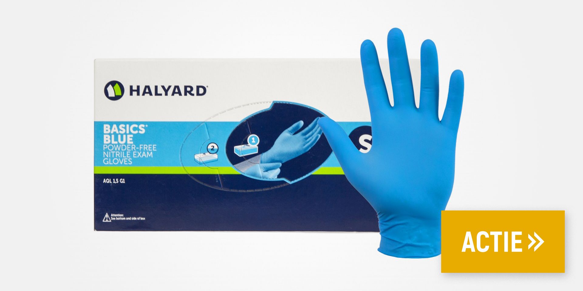 Halyard Sterling & Basics Nitrile handschoenen