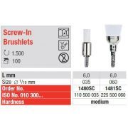 EDENTA POLIJSTBORSTELS MEDIUM ST