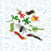 SPEELGOED ENGE BEESTEN, 48 STUKS