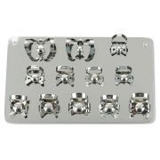 H&W COFFERDAMKLEMMEN SET, 8 STUKS